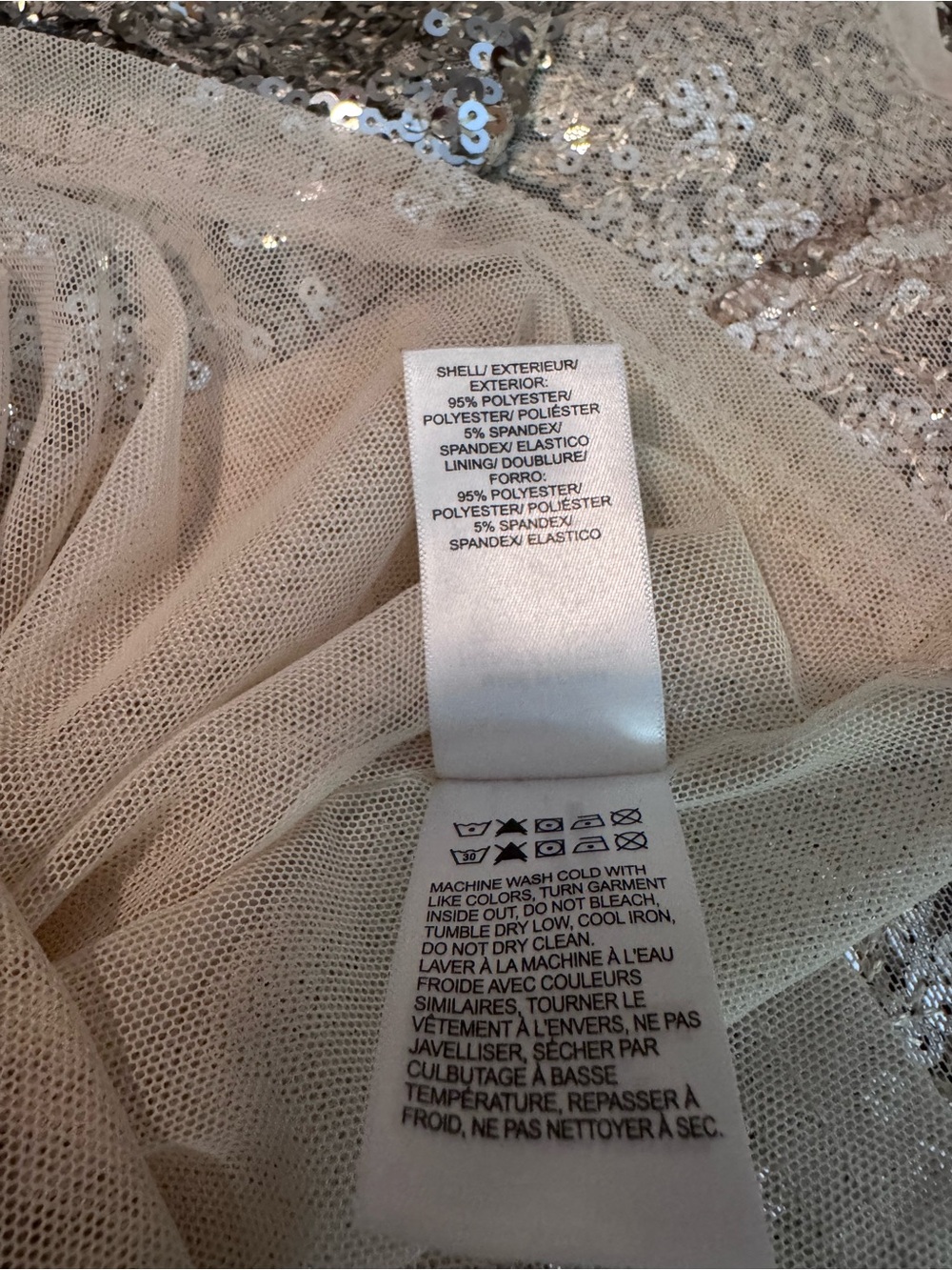 Lucky Brand Strapless Silver Sequin Gown - Picture 10 of 11